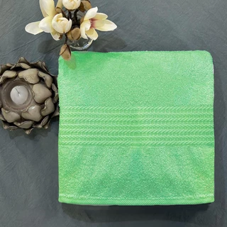 Полотенце Маруся салатовый 70х140 см, махра 