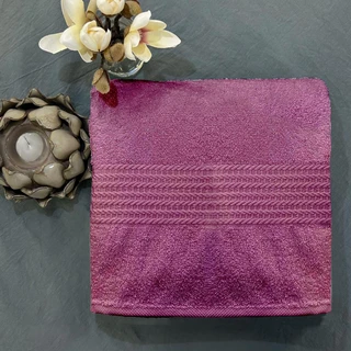 Полотенце Маруся пыльная роза 70х140 см, махра 