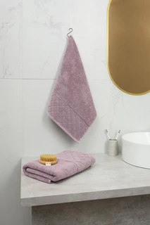 Полотенце Fine Line Жемчужная коллекция лиловый 70х140 см, махра 