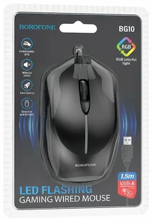 Мышь Borofone BG10 Soaring game, черный 