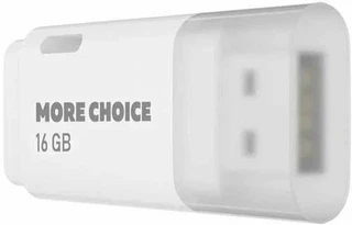 USB‑накопитель More Choice MF16 16 Гб, белый 