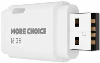 USB‑накопитель More Choice MF16 16 Гб, белый 