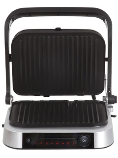 Электрогриль Pioneer GR1020E, черный/серебристый 