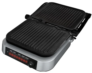 Электрогриль Pioneer GR1020E, черный/серебристый 