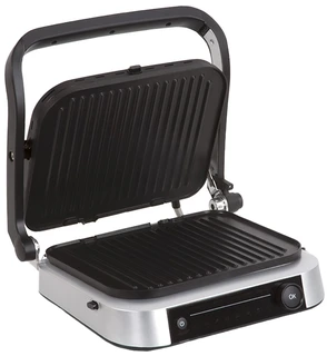 Электрогриль Pioneer GR1020E, черный/серебристый 