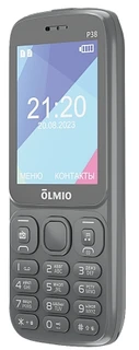 Сотовый телефон Olmio P38, серый 