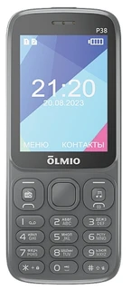 Сотовый телефон Olmio P38, серый 