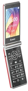 Сотовый телефон Olmio F50, красный 