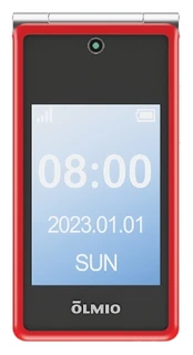 Сотовый телефон Olmio F50, красный 