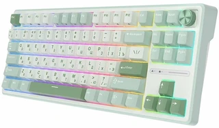 Клавиатура Royal Kludge RK R87 Pro Sky Cyan (RK Brown) 