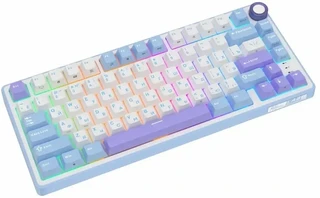 Клавиатура Royal Kludge R75 Taro Milk (K Silver) 