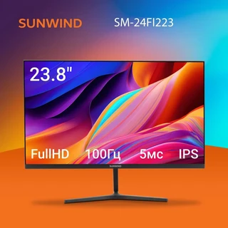 Монитор 23.8" SunWind SM-24FI223, черный 