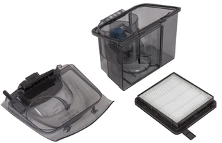 Пылесос SUPRA VCS-2400, серый/синий 