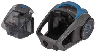 Пылесос SUPRA VCS-2400, серый/синий 