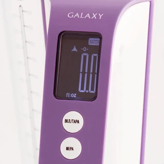 Весы кухонные GALAXY LINE GL2805, белый/сиреневый 