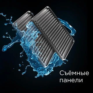 Электрогриль REDMOND RGM-M822, черный/серебристый 