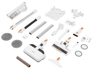 Пылесос вертикальный REDMOND VH1318 PRO MAX, белый 