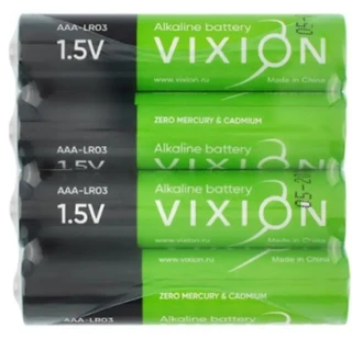 Батарейка AAA Vixion LR03 4S, 4 шт 