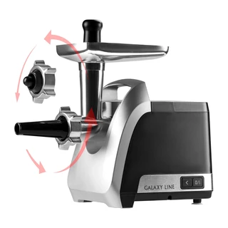 Электромясорубка GALAXY LINE GL 2423, черный/серебристый 