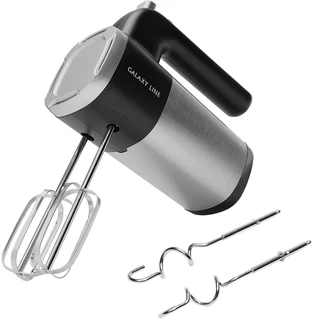Миксер GALAXY LINE GL 2226, серебристый/черный 