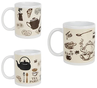Кружка Фокус Чаепитие, 400 мл, рисунок: в ассортименте 