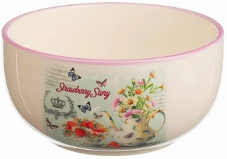 Салатник Elrington Клубничная история, 14 см 