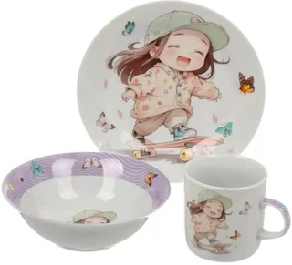 Набор детский Daniks Прогулка на скейте, 3 предмета 