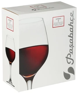 Набор бокалов для вина Pasabahce Amber, 460 мл, 2 шт 