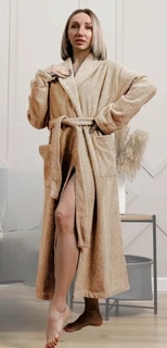 Халат махровый Ваниль, размер: 52-54 