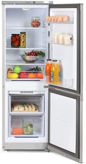 Холодильник Бирюса M418, металлик 