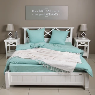 Комплект постельного белья Villata Softline Минт 2 спальный, поплин, наволочки 70х70 см 