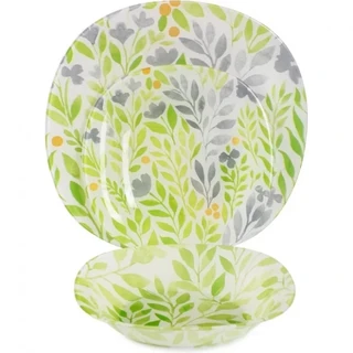 Набор столовый Luminarc Alvis Green, 18 предметов 