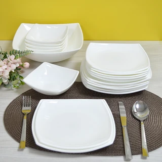 Набор столовый Lavenir White, 19 предметов 