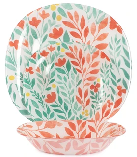 Набор столовый Luminarc Alvis Red, 18 предметов 