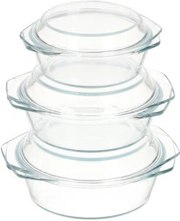 Набор посуды для СВЧ Daniks Y4-3580, 6 предметов 