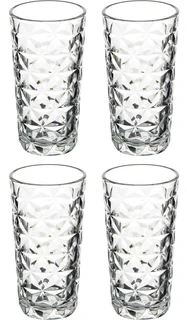 Набор стаканов Pasabahce Estrella, 4 шт, 360 мл 