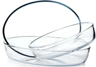 Набор форм для запекания Pasabahce Borcam, 3 шт 