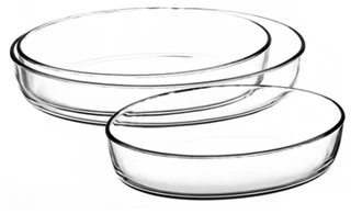 Набор форм для запекания Pasabahce Borcam, 3 шт 