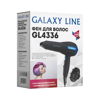 Фен GALAXY LINE GL 4336, черный 