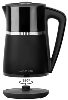 Чайник GALAXY LINE GL 0338, черный 