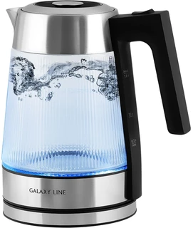 Чайник GALAXY LINE GL 0564, серебристый/черный 