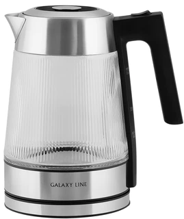 Чайник GALAXY LINE GL 0564, серебристый/черный 