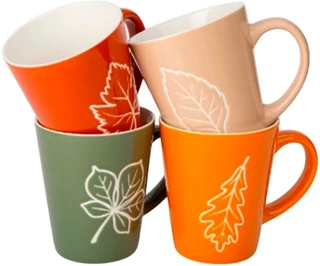 Кружка LaDina 26015/36, 375 мл, цвет: в ассортименте 