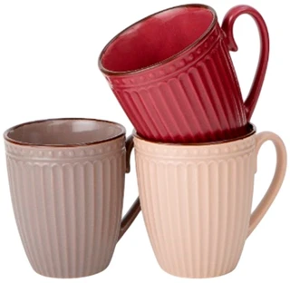 Кружка LaDina 26022/36/12, 340 мл, цвет: в ассортименте 