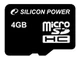 Карта памяти MicroSD Silicon Power 4Gb Class 4 + адаптер SD вид 2