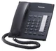 Телефон Panasonic KX-TS2382RUB Черный, однокнопочный набор 20 номеров, повторный набор номера, тональный набор, регулятор уровня громкости в трубке, регулятор громкости звонка вид 2