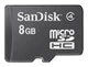 Карта памяти MicroSD SanDisk 16Gb (SDSDQM-016G-B35A) Class 4 + адаптер SD вид 1