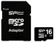 Карта памяти microSDHC Silicon Power Elite 16GB + SD adapter (SP016GBSTHBU1V10SP) вид 1