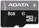 Карта памяти MicroSD A-DATA 8Gb Class 10 UHS-I + адаптер SD вид 2