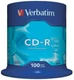 Диск CD-R Verbatim 700Mb 52x Extra Protection cake box, 100 шт вид 1